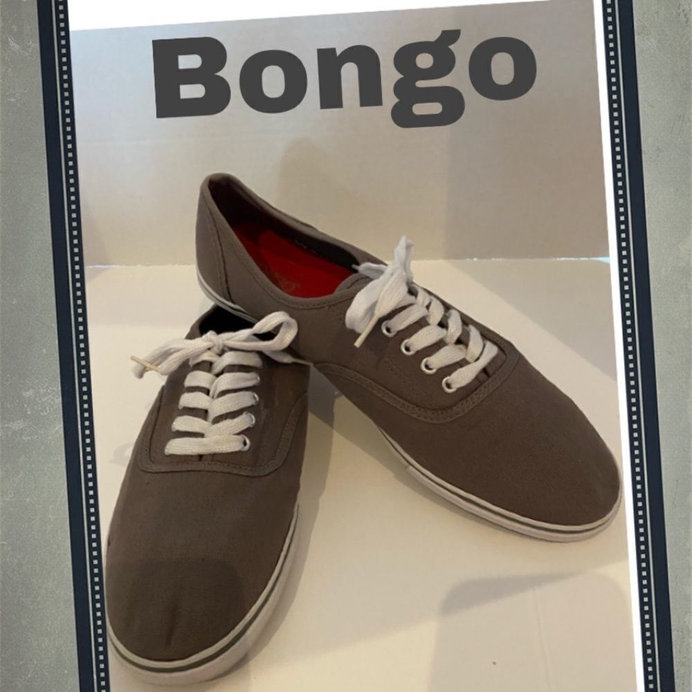 Bongo Women’s Grey Tie Tennis Shoes 11